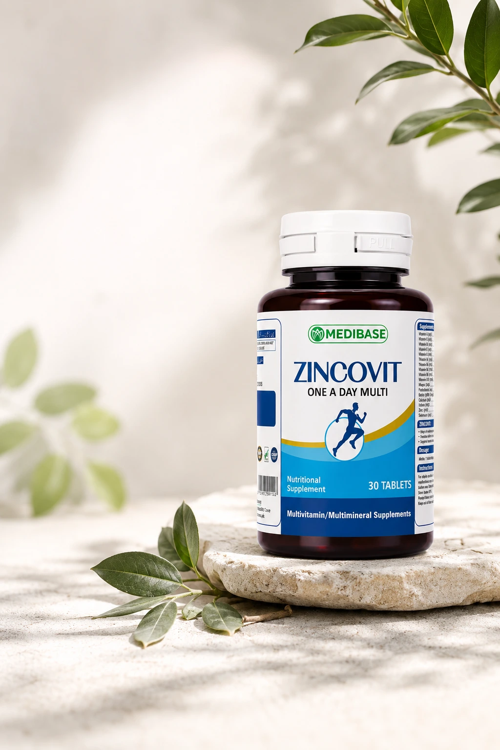 Medibase Zincovit multivitamin and mineral supplement packaging